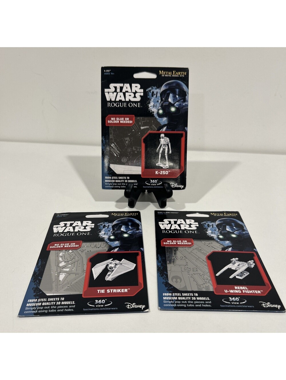Fascinations Metal Earth Star Wars Rogue One 3D Model Kit Lot of 3